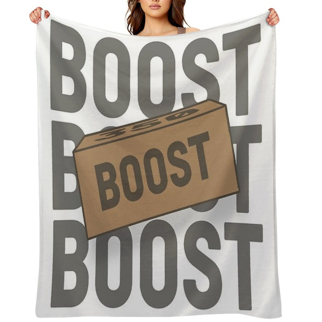 Yeezy Boost  Box Velvety-soft Throw Blanket
