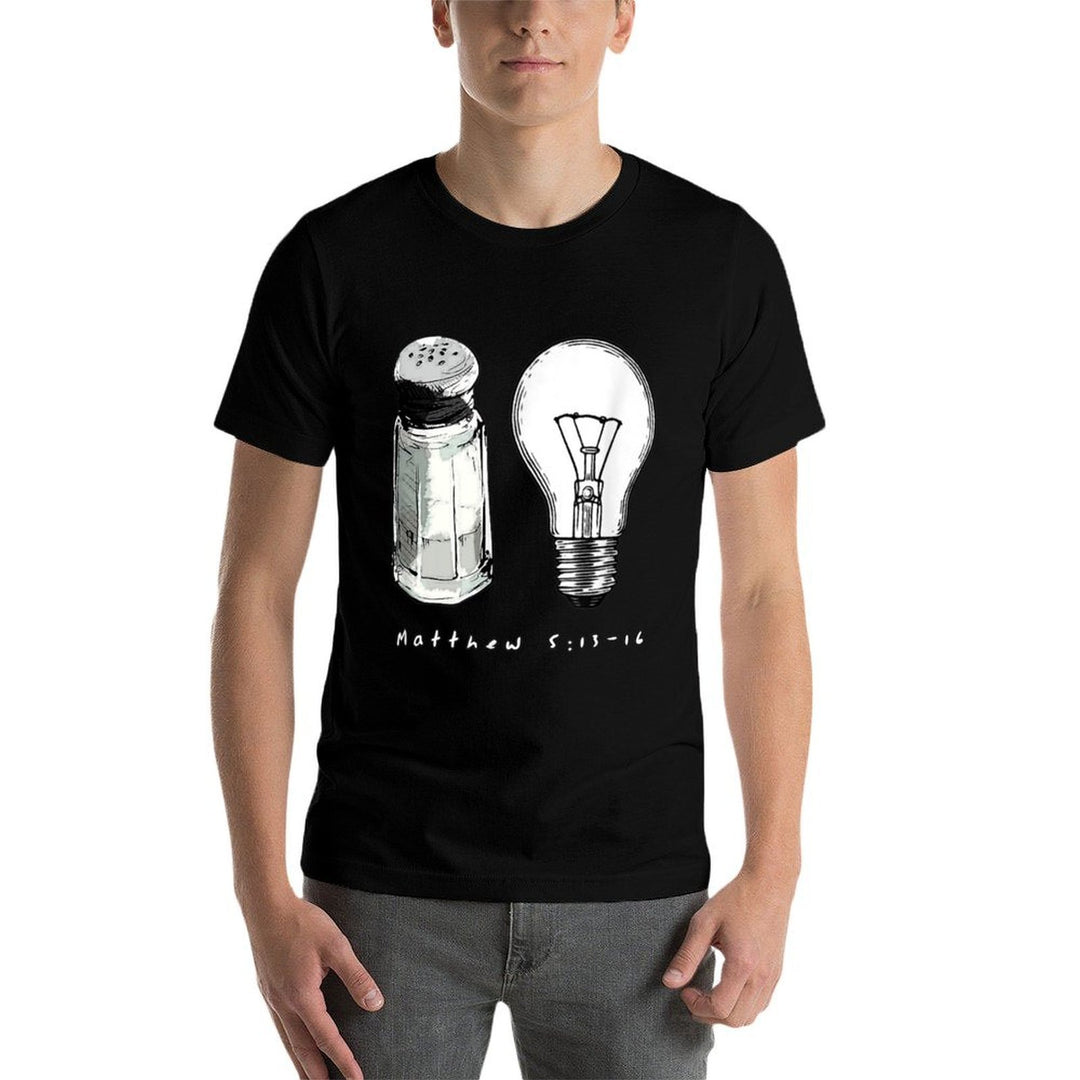 Funny Salt And Light Christian Bible Verse  Eco-friendly Material T-Shirt