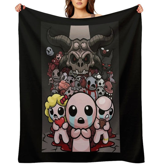 The Binding of Isaac Travel-friendly Throw Blanket