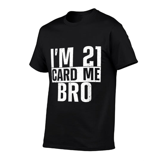 Cool 21st Birthday For Men Boys 21 Year Old Legal Age Adult  Breathable T-Shirt