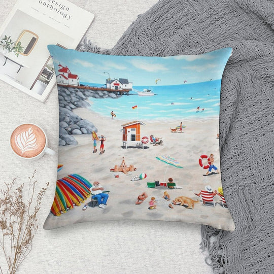 Dog Day Afternoon Soft Gift Ready Throw Pillow