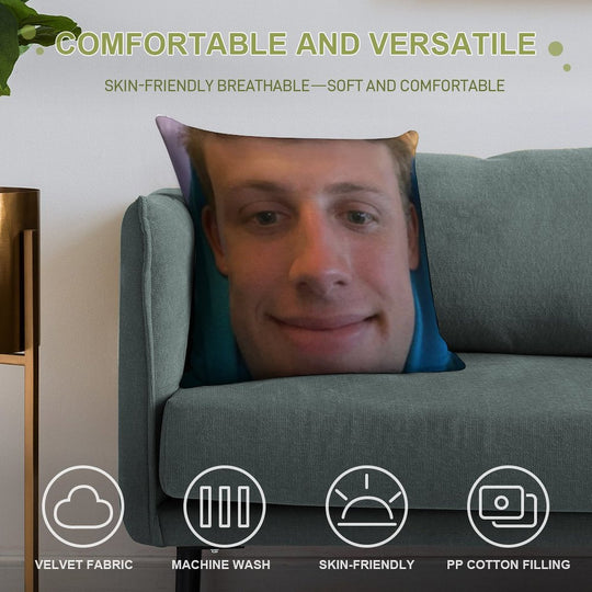 Harry Wroetoshaw Soft Easy Maintenance Throw Pillow