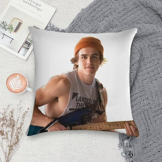 Charlie Gillespie Luke Patterson Soft Fade-Resistant Throw Pillow