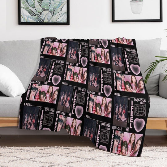GIDLE Kpop Gift-ready Throw Blanket