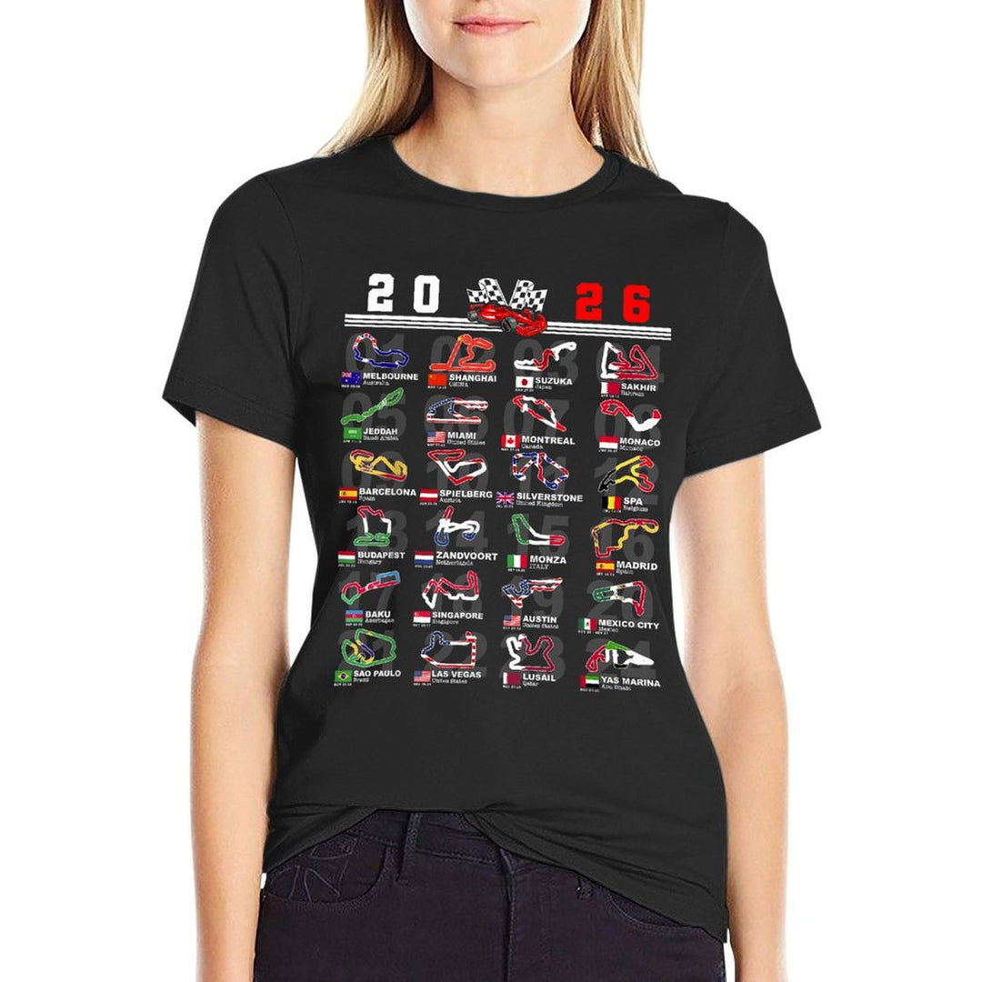 Race Car Enthusiast Motorsport Racing Fan Worlds  Breathable T-Shirt