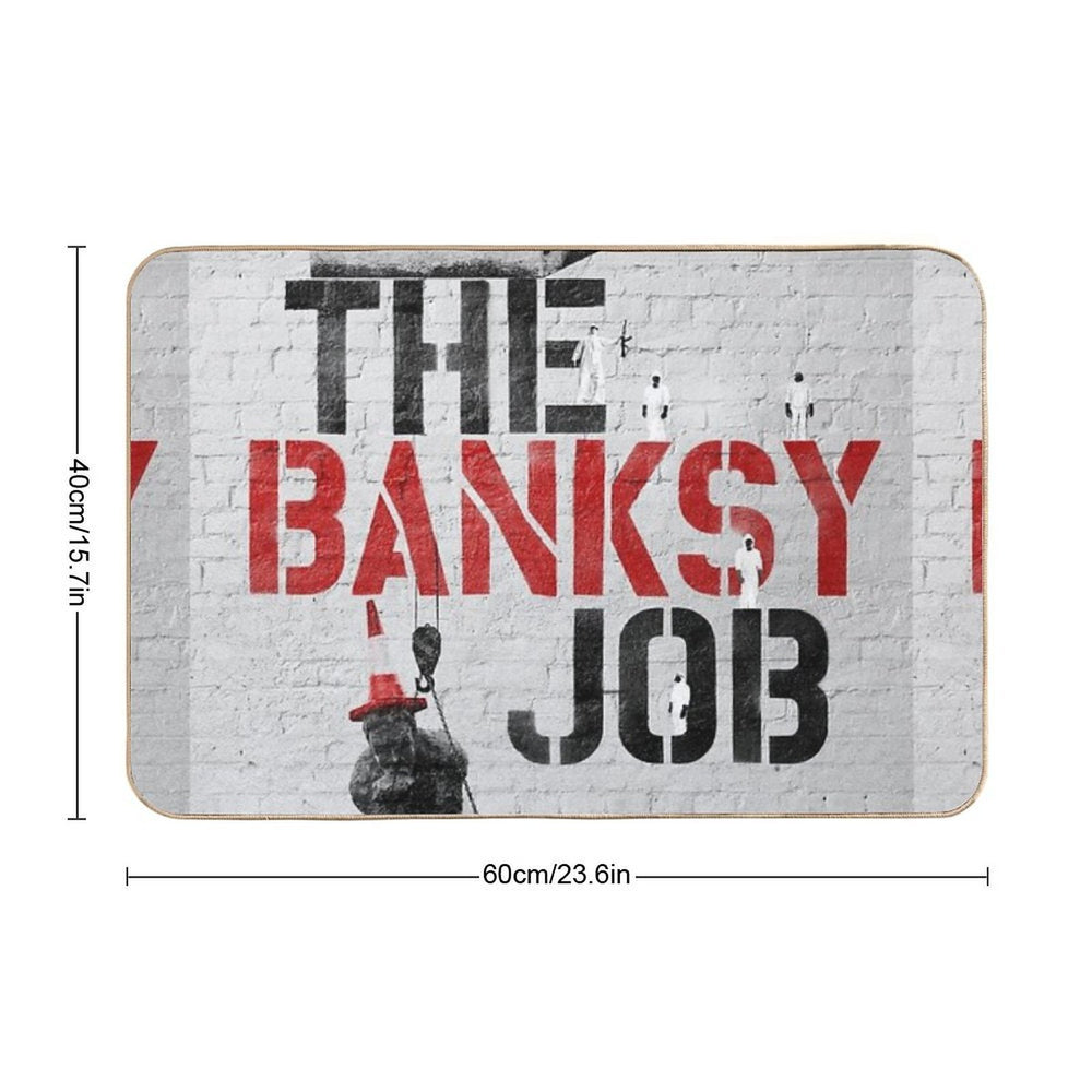 The Banksy Job Poster  Slip-Resistant Bath Mat