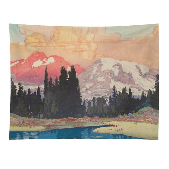 Storms over Keiisino - Nature Landscape Tapestry