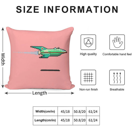 Space Delivery Ship Soft Warmth Comfort Throw Pillow