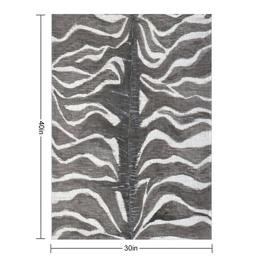 Zebra Comfort Throw Blanket