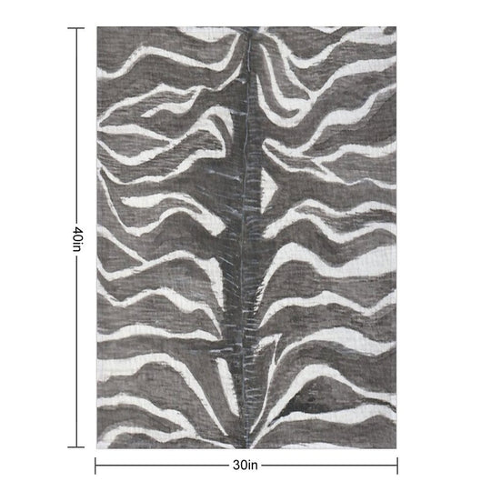 Zebra Comfort Throw Blanket