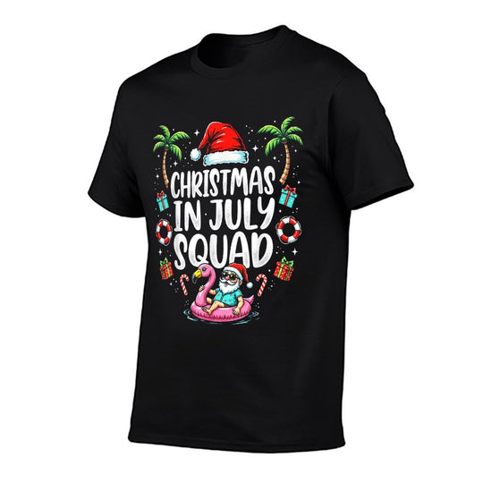 Christmas In July 2025 Squad Summer Beach Vacation Xmas Cool  Classic T-Shirt