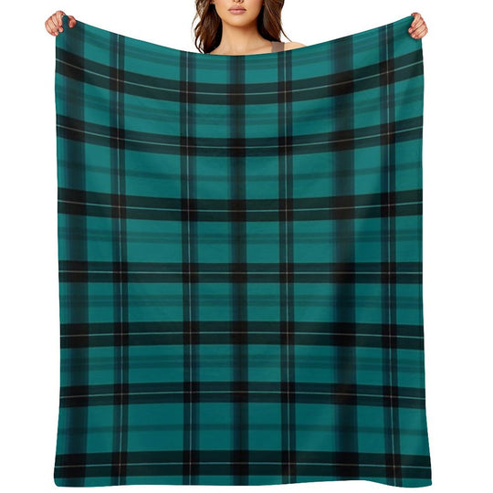 Tartan Pattern Travel-friendly Throw Blanket