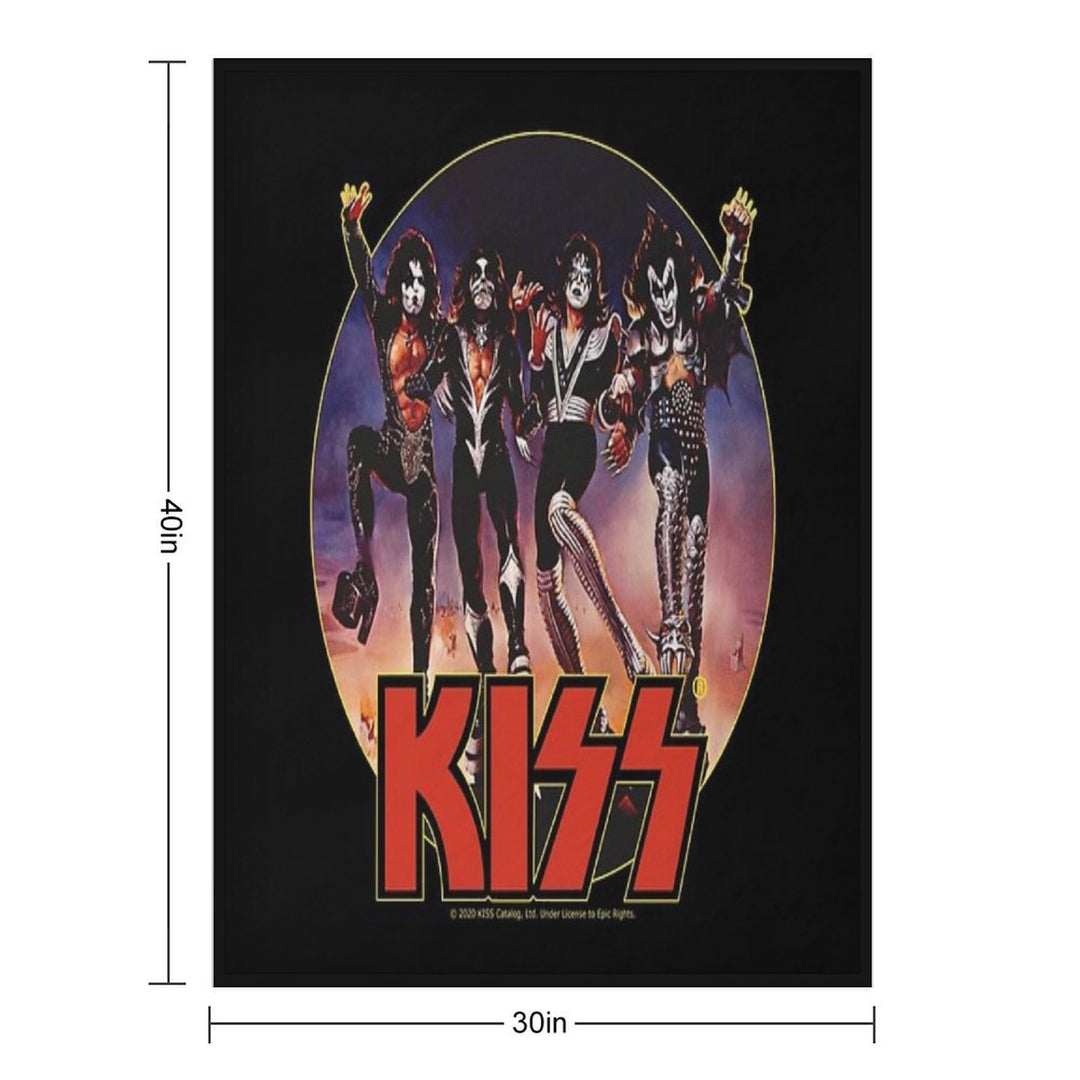 KISS Band Members Comfort Throw Blanket