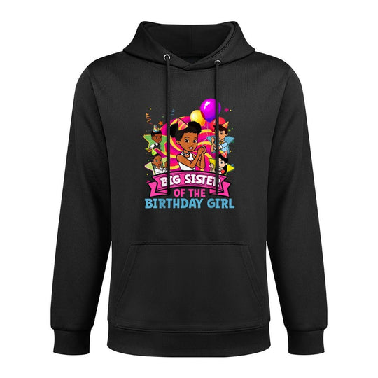 Big Sister Gracie&#39;s Corner Birthday Dolls Cute Party Cotton-Polyester Blend Hoodie