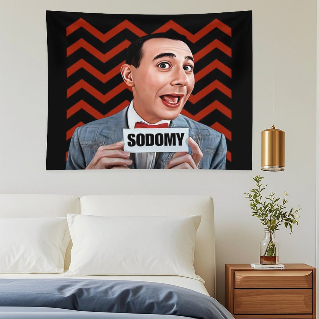 Pee Wee Herman- Sodomy Tapestry