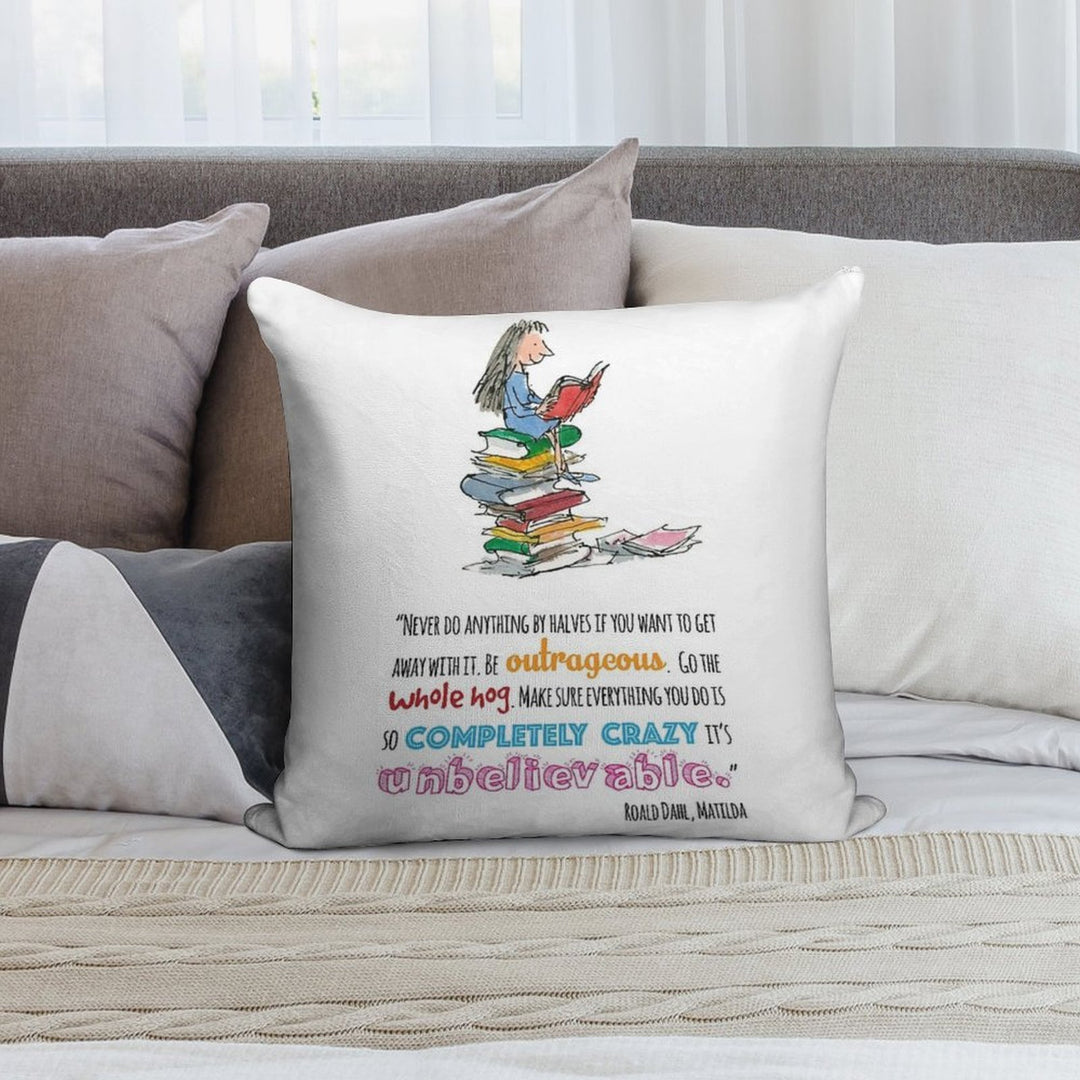 Matilda Soft Short Plush Fabric Throw Pillow