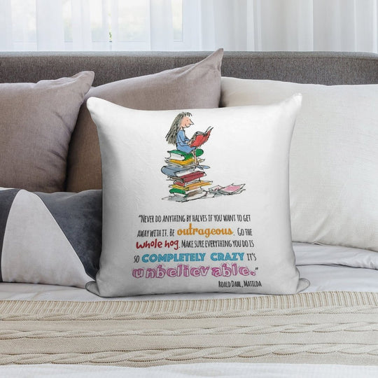 Matilda Soft Short Plush Fabric Throw Pillow