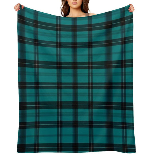 Tartan Pattern Travel-friendly Throw Blanket