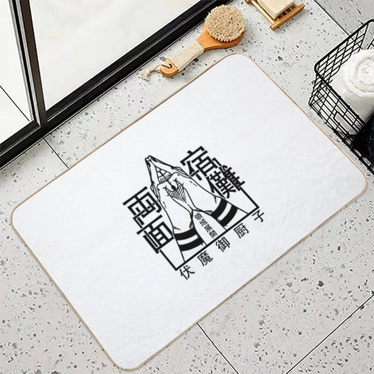 Malevolent Shrine Hand Sign  Pet-Safe Bath Mat