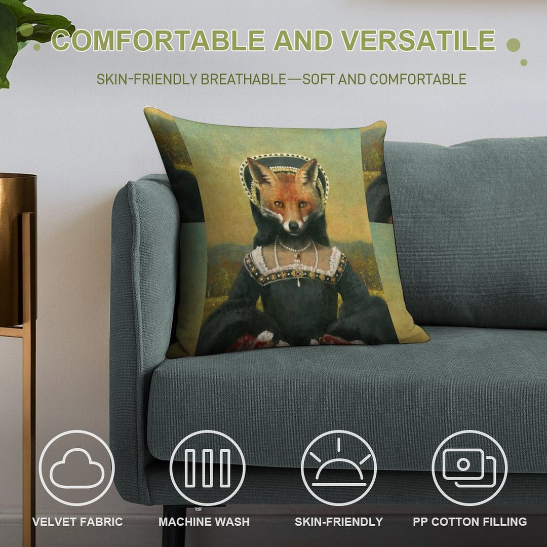 Tudor Vixen Soft Reinforced Edging Throw Pillow