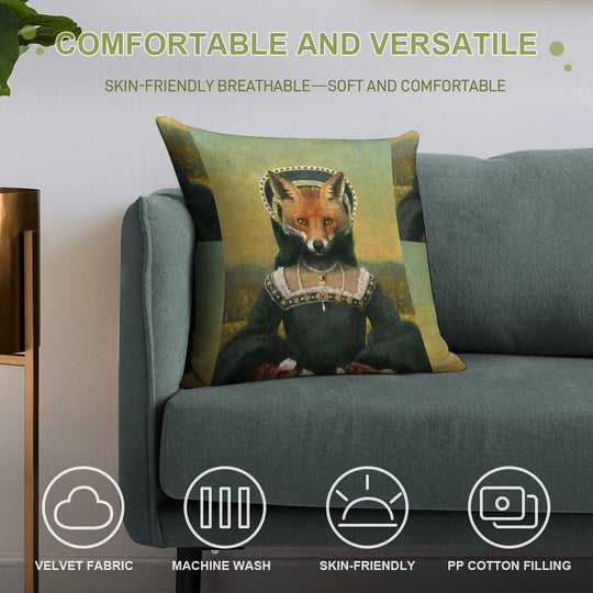 Tudor Vixen Soft Reinforced Edging Throw Pillow