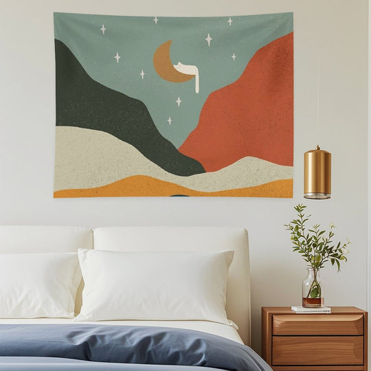 Cat Landscape 203 Tapestry