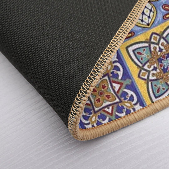 Talavera Pattern One  Rapid-Drying Bath Mat