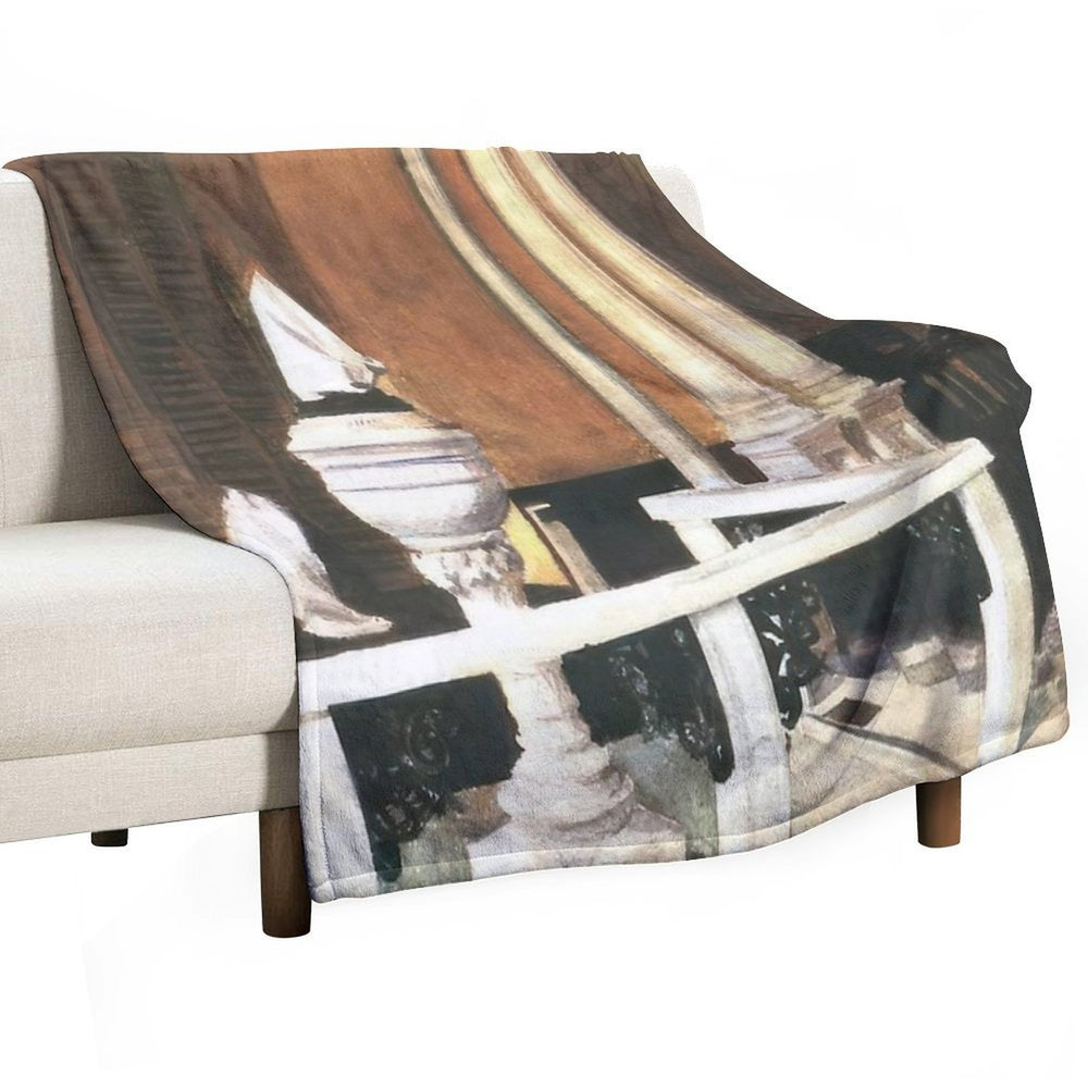 Baptistry of St  John S   1929 by Edward Hopper Shrink-resistant Throw Blanket