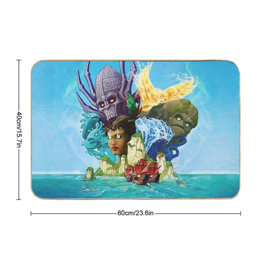 Spirit Island Cover  Pet-Safe Bath Mat