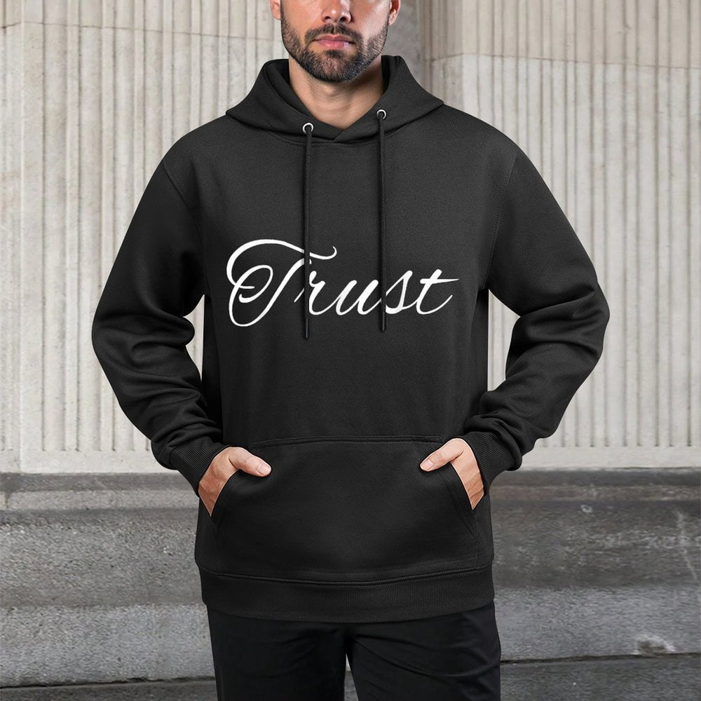 TRUST SHIRT Medium-Weight Fabric Hoodie