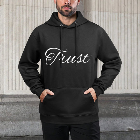 TRUST SHIRT Medium-Weight Fabric Hoodie