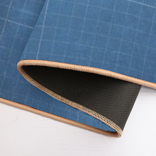 Boeing 747 Family Blueprint (light Blue)  Stain-Proof Bath Mat