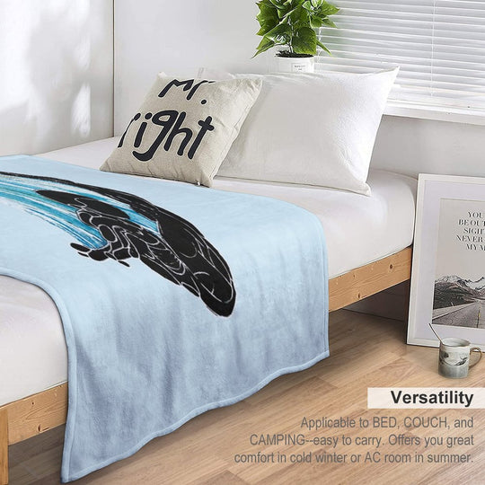 Platform Diving Springboard Diver Plush Throw Blanket