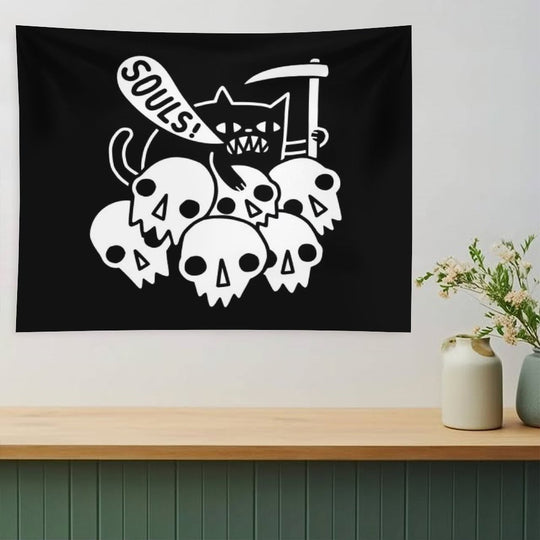 Cat Got Your Soul Tapestry