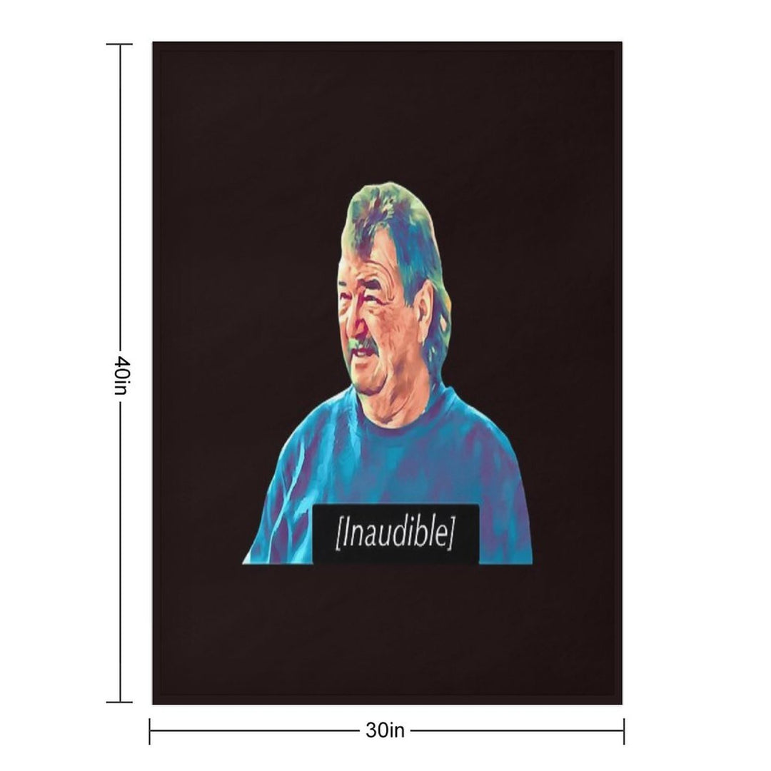 Gerald Inaudible Clarkson_S Farm Funny All-season Throw Blanket