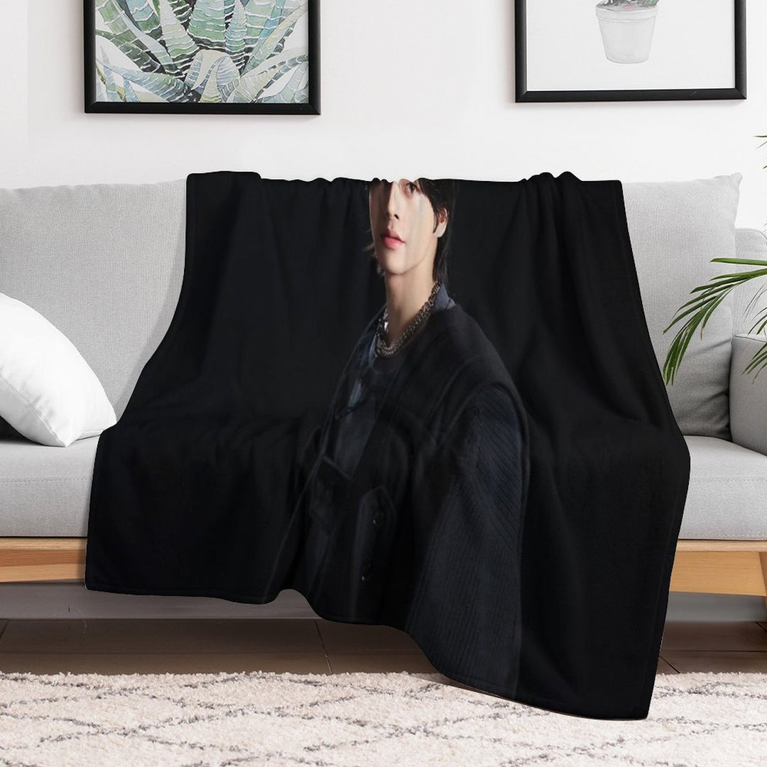 Jake Sim Enhypen Lightweight Throw Blanket