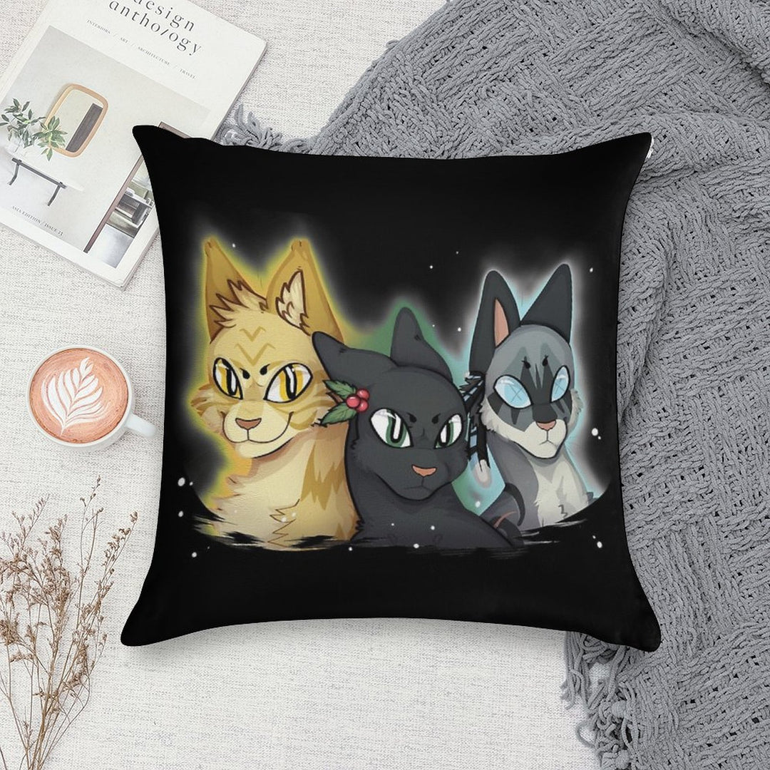 Power of Three Soft Easy Maintenance Throw Pillow