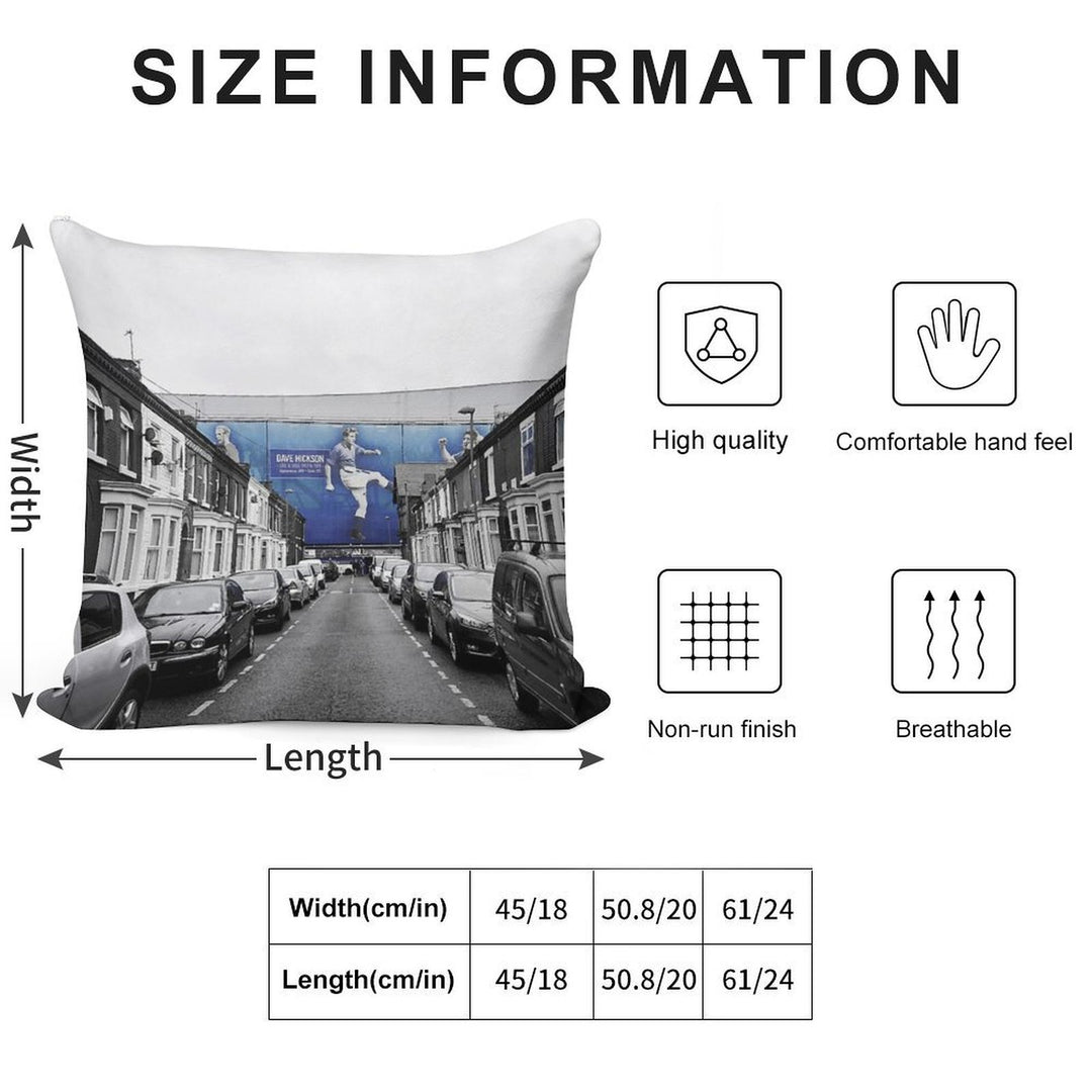 When Saturday Comes (Goodison Park, Everton) Soft Anti-Pilling Throw Pillow