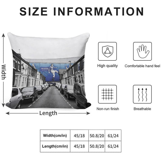 When Saturday Comes (Goodison Park, Everton) Soft Anti-Pilling Throw Pillow