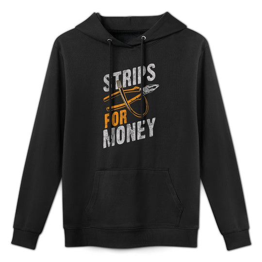 Powerline Electrical Father’s Day Electricians Gift Medium-Weight Fabric Hoodie