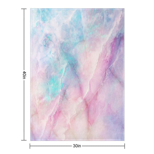 Iridescent Marble Premium Throw Blanket