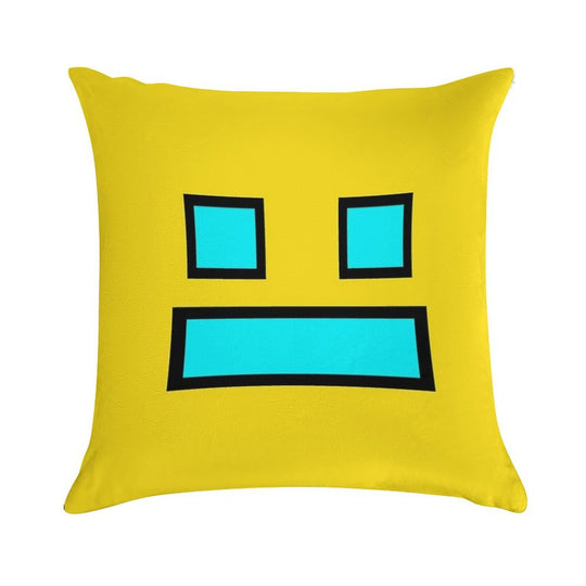 Funny Gaming Soft Short Plush Fabric Throw Pillow