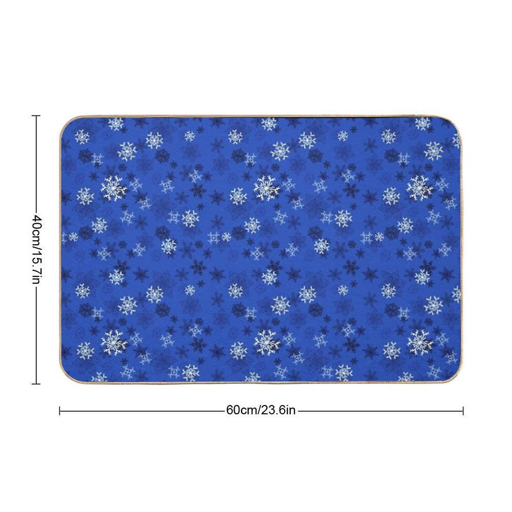 Deep Snow  Fade-Resistant Bath Mat
