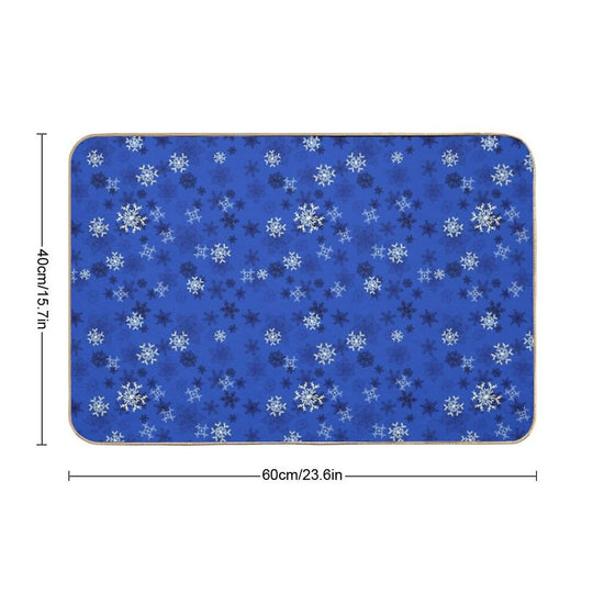 Deep Snow  Fade-Resistant Bath Mat