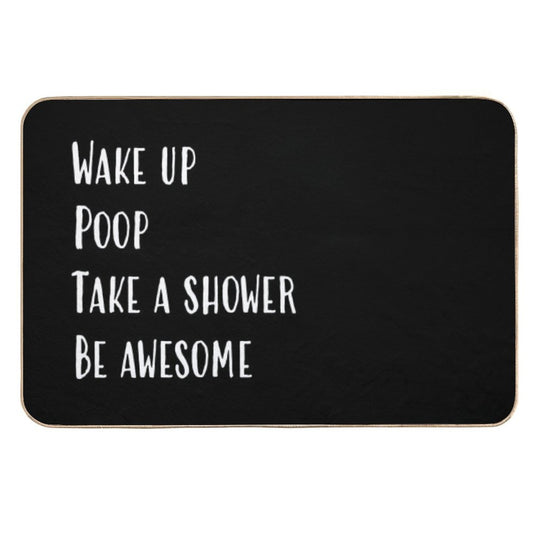 Funny Bath Mat  Absorbent Bath Mat