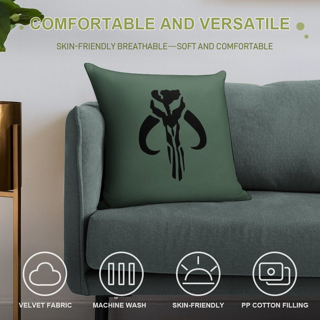 Mandalore Soft Luxury Feel Throw Pillow