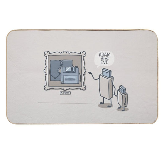 ADAM & EVE  Repositionable Bath Mat