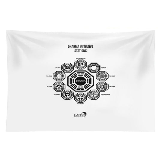Dharma Initiative Stations Tapestry