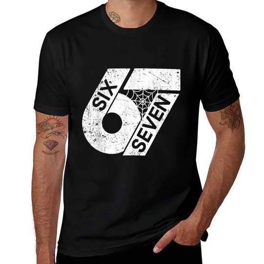 Six Seven 6 7 Meme 6 7 Halloween Costume  Wrinkle-resistant T-Shirt