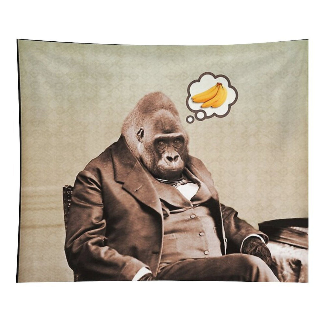 Gorilla My Dreams Tapestry